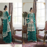 Aashirwad Creation Gulkand Premium Sharara,_7024