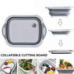 3in1 Folding Cutting Board with Basket Strainer - Image 2