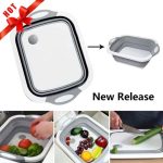 3in1 Folding Cutting Board with Basket Strainer - Image 3