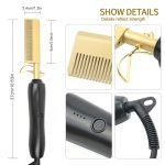Hair Curling straightener Hot Comb HC-010 - Image 2