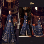 Fashionable Embroidered Net Maxi Style