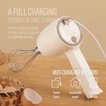 Electric Wireless Egg Beater & Mixer