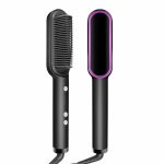 Electric 2in1 Hair Brush Straightener & Curler - Image 3