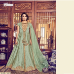 Jacquard Silk Beautiful Dress-6010