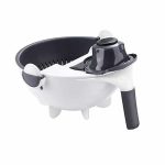Multi Functional Magic Kitchen Vegetable and Fruit Shredder Chopper Slicer Rotate Vegetable Cutter Portable with Drain Basket - Image 4