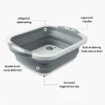 3in1 Folding Cutting Board with Basket Strainer - Image 8