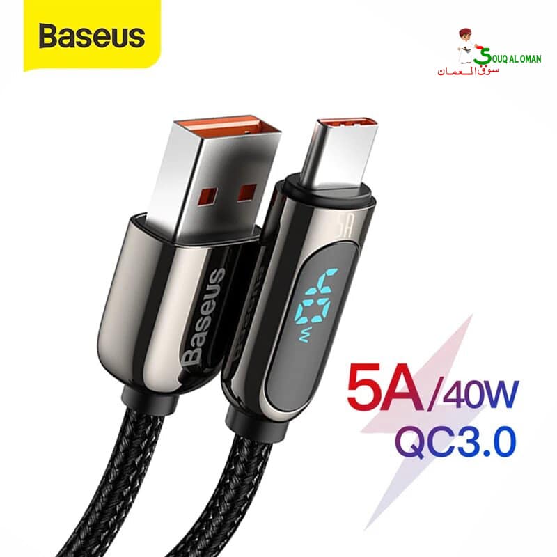 Artboard-9-100-6-1.jpg Baseus USB Type C 5A Fast Charging Cable - Image 1