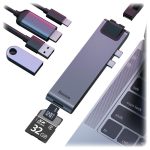 Baseus Thunderbolt C+Pro 7in1 Smart HUB - Image 2