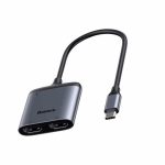 Baseus Type-C to HDMI*2+PD HD HUB Adapter - Image 2
