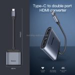 Baseus Type-C to HDMI*2+PD HD HUB Adapter