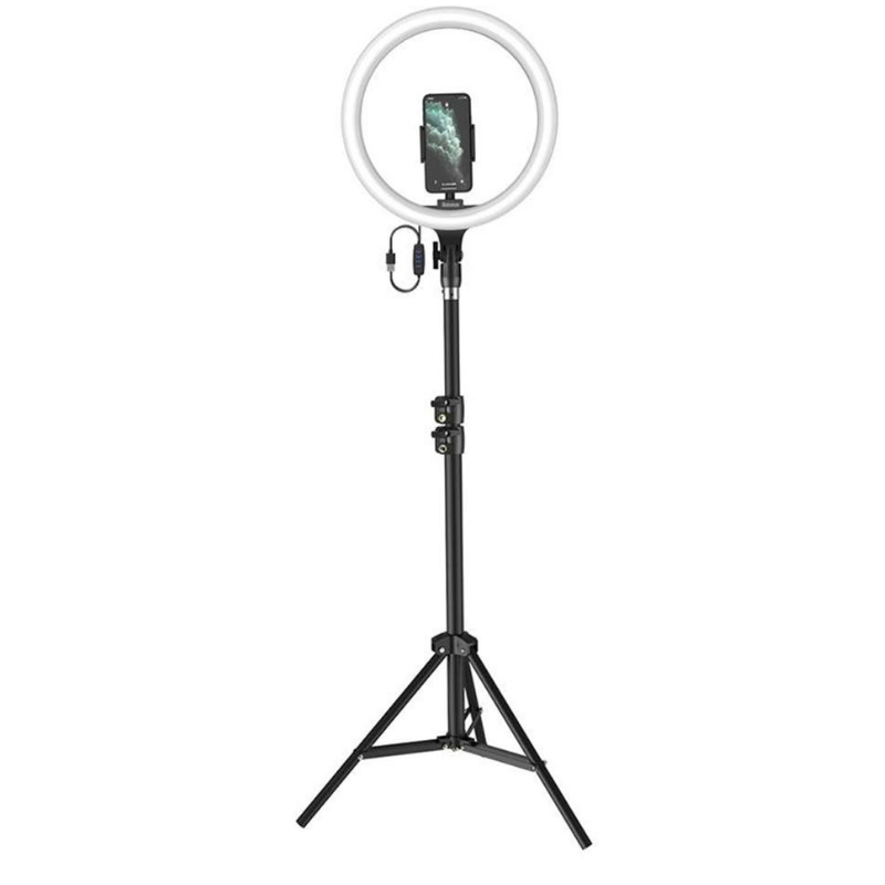 Untitled design (3) Baseus LED Selfie Ring Light & Tripod - Image 1