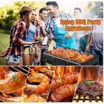 Portable Barbecue Grill Desk Tabletop Large