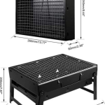 Portable Barbecue Grill Desk Tabletop Large - Image 2
