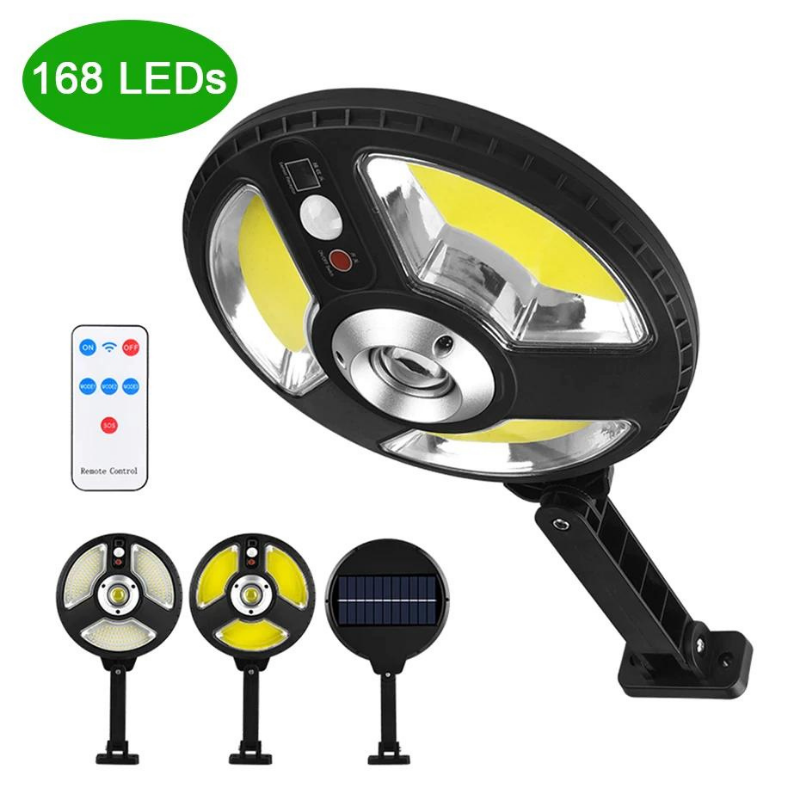 3 3Mode Solar Lamp 168 LEDs Street Light - Image 1