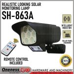 SOLAR MONITORING LAMP -63 LED-180W - SH-863-A