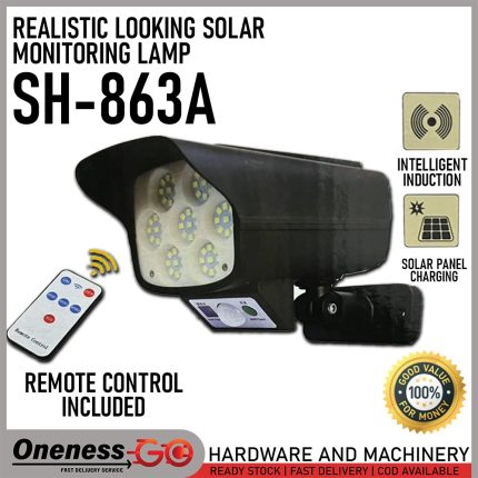 SOLAR MONITORING LAMP -63 LED-180W - SH-863-A
