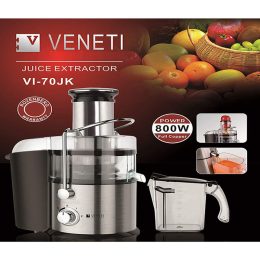 Veneti-Juicer-Extractor-800W-VI-70JK-Black/Silver-|-VI-70JK-souqaalam.com