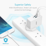 Anker USB Plug Charger PowerPort 4 Lite with Interchangeable UK - Image 4