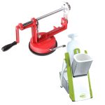 2in1 bundle offer Safe Slice Mandolin Slicer | Metal Spiral Potato Maker