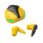 Modio Gaming Earphones With Charging Case Yellow Me10 - Image 2