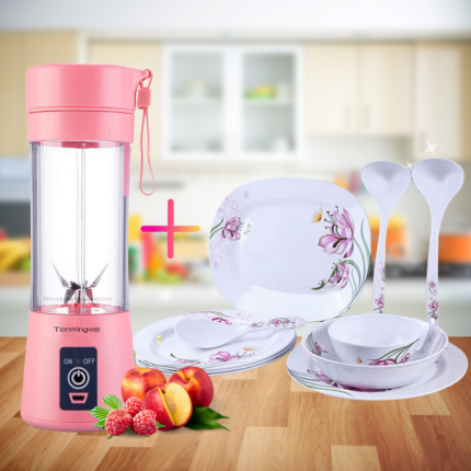 Ramadan-2in1-Bundle-Offer-Mini-Juicer-&-Dinner-Set