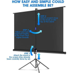 Portable Projector Screen 100 inch - Image 2