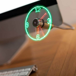 USB Clock Fan with Real Time Clock & Temperature Display - Image 4