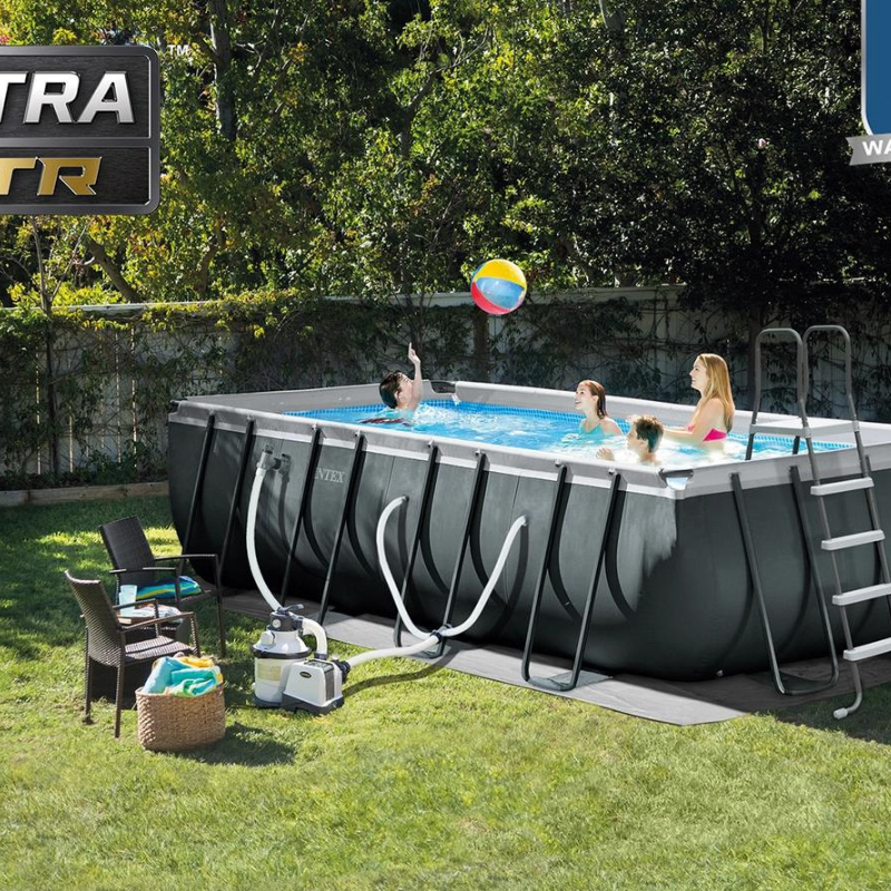 2 Intex Ultra XTR Frame Rectangular Pool 18ft X 9ft X 52in - Image 3