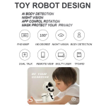 CT102 Robot Ip Camera Wireless Monitor Automatically Tracks Rotates Security Camera - Image 6