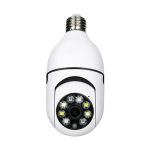 Mini PTZ full HD wifi IP camera with bulb E27 socket