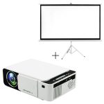 Bundle offer 2 in 1 Borrego Projector T5 & Portable Projector Screen