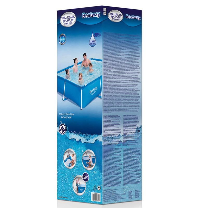 Untitled design (3) Bestway Square Lawn Pool Steel Pro - Image 4