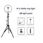 Mini Tripod Stand & Phone Selfie Light K315 - Image 3