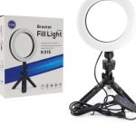 Mini Tripod Stand & Phone Selfie Light K315 - Image 4