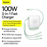 Basues 3in1 Fast Charging Cable 100W - Image 3