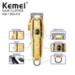 Kemei Professional Hair Clipper KM 1969 PG - Image 2