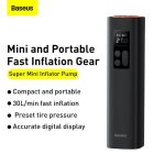 Baseus Super Portable Mini Inflator Pump - Image 5