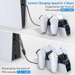 ControllerPS5 Charging Station OIVO 2H Fast PS5 Controller Charger for Playstation 5 Dualsense - Image 6