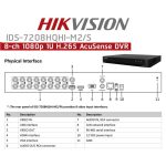 hikvision-ids-7208hqhi-m2/s-(8-channel-dvr-4mp-2-sata-slot)