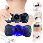 Mini Portable Neck Shoulder Arm Waist Massager Mat & Gun Massager - Image 5