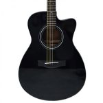 Yamaha Acoustic Guitar Black FS100C - Image 3