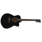 Yamaha Acoustic Guitar Black FS100C - Image 2