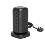 powerology-12-socket-multi-port-tower-hub