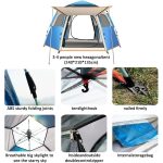 Camping Tent 2 Doors & 4 Windows For 3-4 Person - Image 2