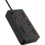 Porodo Multi-Port power Hub 3 AC 4 USB-A & USB-C - Image 3