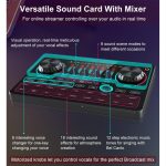Audio Mixer Sound Card Voice Changer DJ Board Controller - Image 3