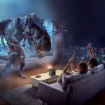 Byintek Pro Smart Wi-Fi Mini Projector Full HD 1080P - Image 6