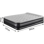 COOLBABAY Double High Adjustable Inflatable Air Mattress 203x157x47CM - Image 3